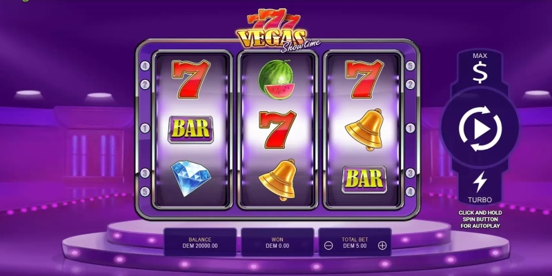 Giao diện của siêu phẩm slot 777 Vegas